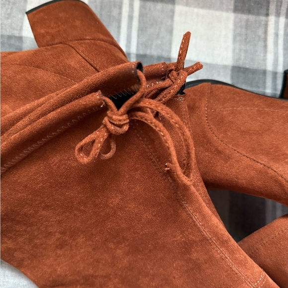 Stuart Weitzman Suede Ankle Boots - Picture 7 of 12